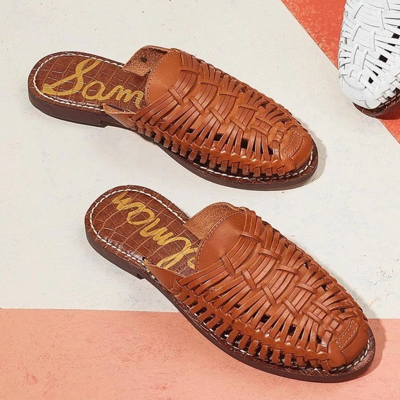 Sam Edelman Shoes - Sam Edelman huarache leather mules sandals